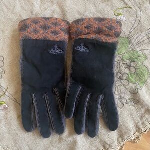 Vivienne Westwood suede gloves